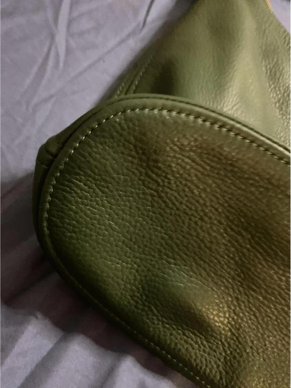 Michael Kors Emerald green Lupita large leather hobo bag - Picture 5 of 13